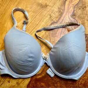 Victoria's Secret Light Blue Bra with  Lace Accents